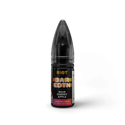 SOUR CHERRY APPLE RIOT BAR EDTN NICOTINE SALT E-LIQUID BY RIOT SQUAD