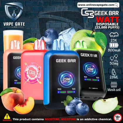 Geek Bar Watt Disposable Vape (23,000 Puffs) - 50 mg / Kiwi Passionfruit