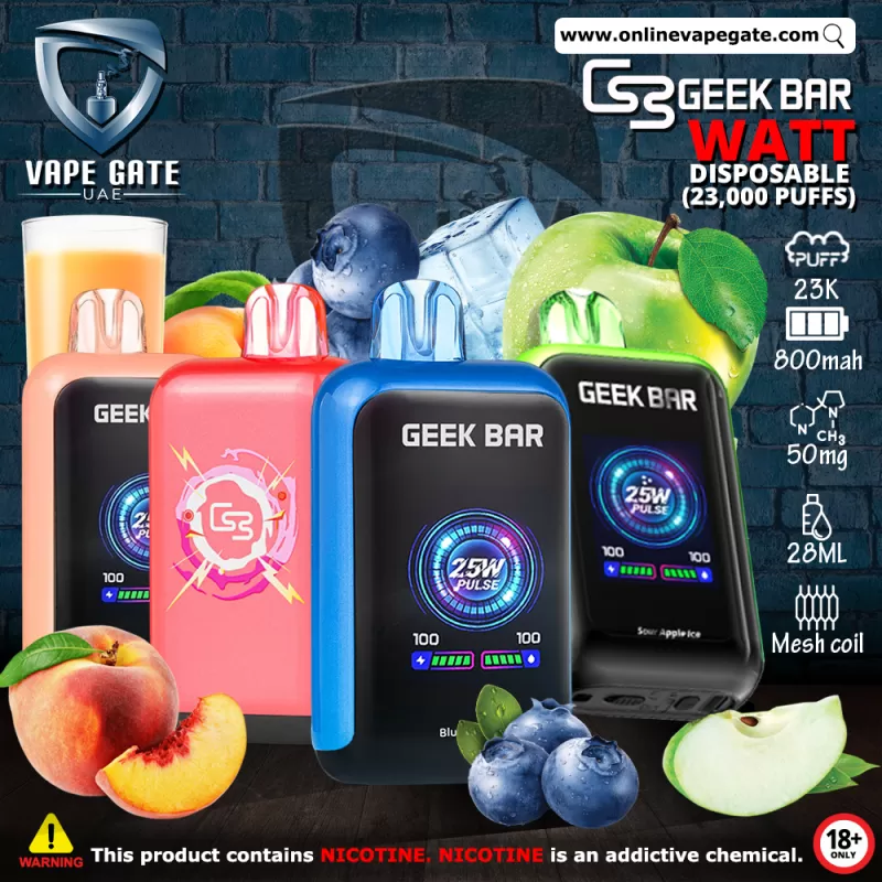 Geek Bar Watt Disposable Vape (23,000 Puffs) - 50 mg / Kiwi Passionfruit
