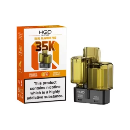 HQD Glow Air 35K Prefilled Pod Mango Orange / Triple Mango - 20mg