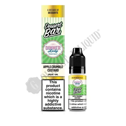 Apple Crumble Custard by Dinner Lady Dessert Bar Nic Salts