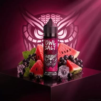 OWL Salt Longfill Watermelon Blackcurrant Aroma 10ml in 60ml - 0 mg/ml; Vape Product; Vape Product (CCA4A6)