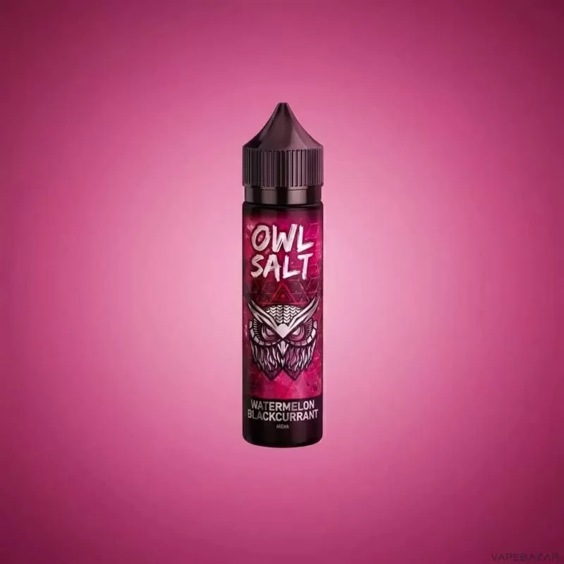 OWL Salt Longfill Watermelon Blackcurrant Aroma 10ml in 60ml - 0 mg/ml; Vape Product; Vape Product (CCA4A6) - Image 2