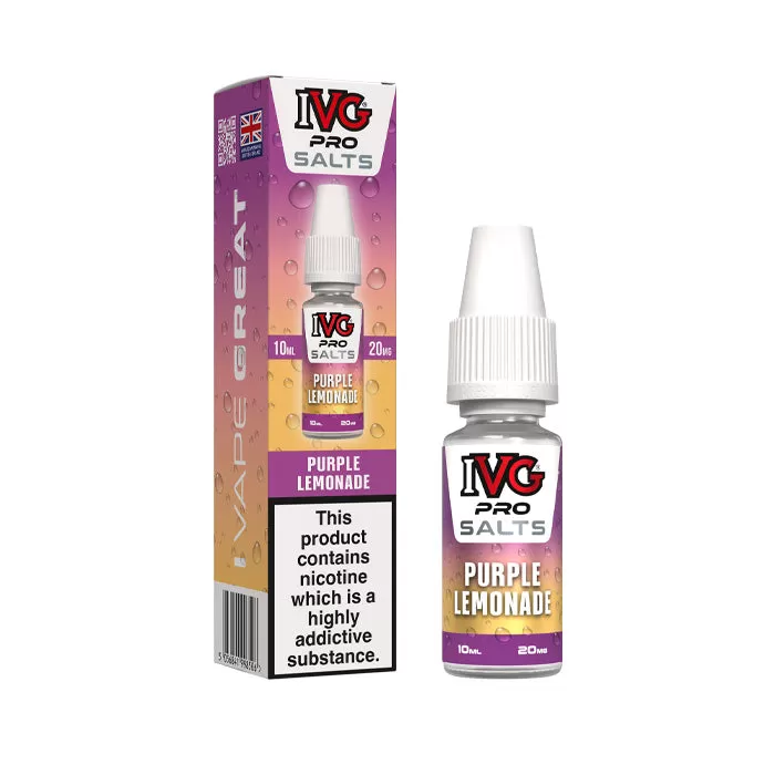 Purple Lemonade Nic Salt E-Liquid by IVG Pro