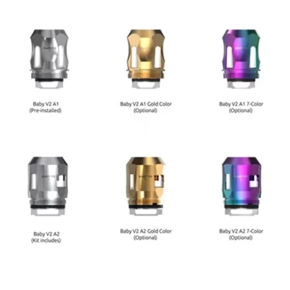 3PCS-PACK SMOK TFV8 Baby V2 Tank Replacement Coils with 0.17 Ohm - Stainless Steel / Baby V2 S1 0.15ohm