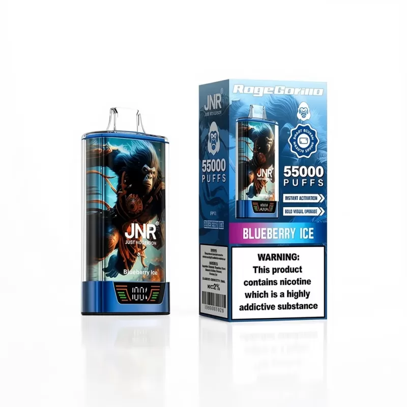 JNR RageGorilla 55000 Caladas Recargable Pantalla LED - Fumotvapemexico - Image 2