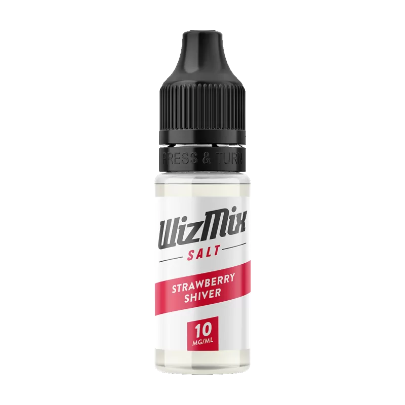 Wizmix Salt Strawberry Shiver - 10ml - 20mg - Vape Product (47A888)