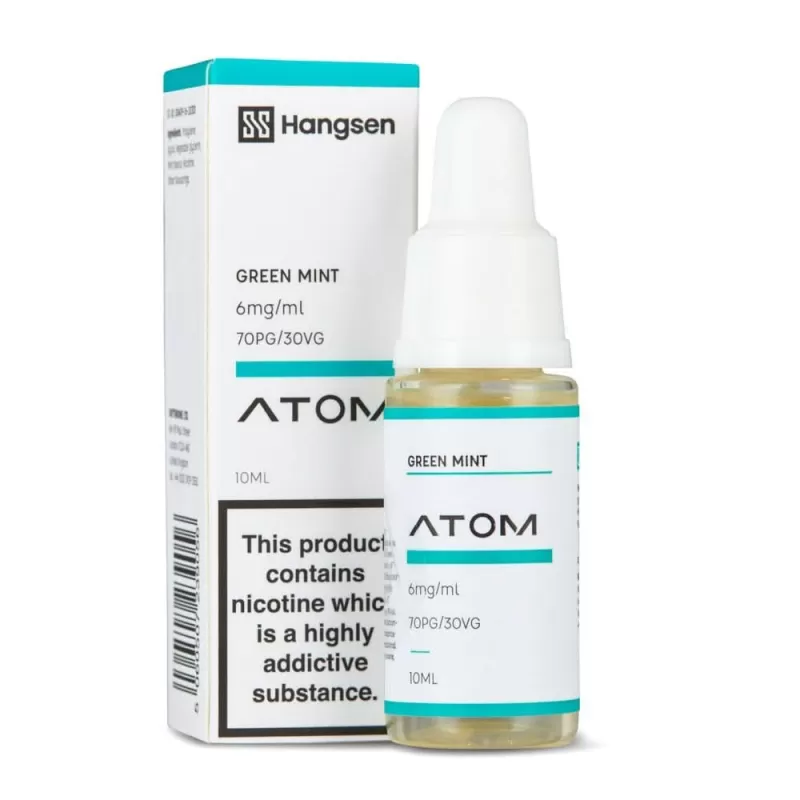 Green Mint E-Liquid Atom Series by Hangsen (10ml) - Vapekit Co
