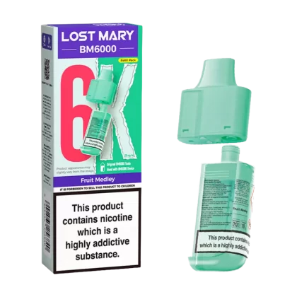 Fruit Medley Lost Mary BM6000 Refill Pack - 20mg - Vape Product