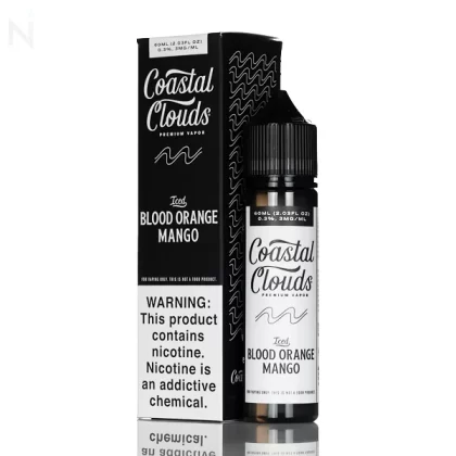 Coastal Clouds E-Liquid - Blood Orange Snow Cone Iced (Iced Blood Orange Mango) - 60mL - 6mg