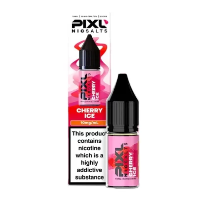 Pixl Cherry Ice Nic Salt E-Liquid - 10 Pack