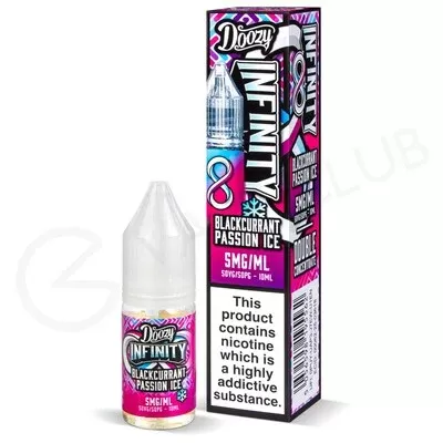 Blackcurrant Passion Ice Nic Salt E-Liquid by Doozy Infinity - Ecigpremium