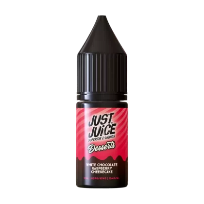 White Chocolate Raspberry Cheesecake Nic Salt by Just Juice Dessert - 10mg - Vape Product