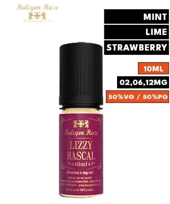 Lizzy Rascal eLiquid by Halcyon Haze - 06mg / 10ml