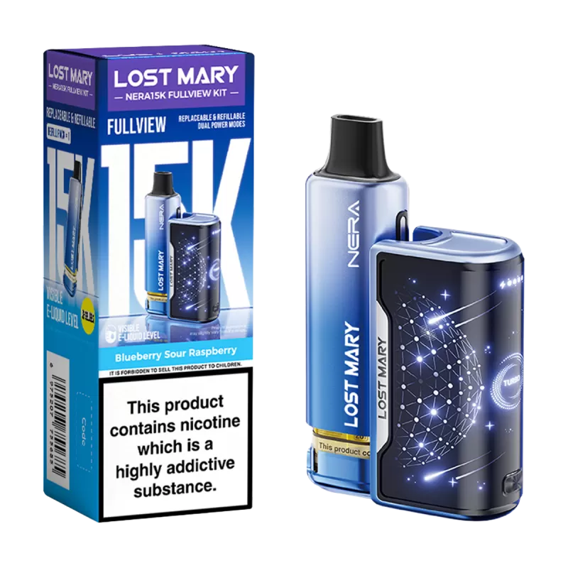 Lost Mary NERA15K Kit - Blueberry Raspberry Gami - Ecigwizard