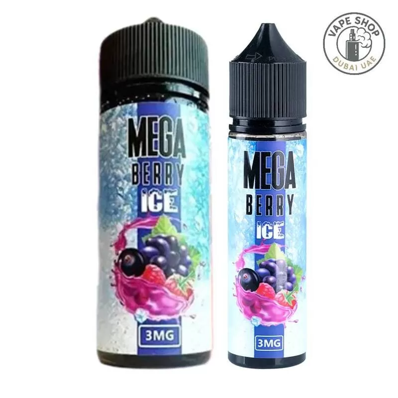 MEGA 120ml 3mg E-liquid in Dubai UAE - Berry, Berry Ice - Image 2