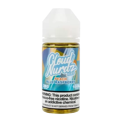 Iced Peach Blue Raspberry by Cloud Nurdz 100mL - Consumer; Vape Product, Vape Product