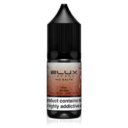 Cola By Elux Legend 10ml Salts - Nicotine Strength#20mg (Salt)>10mg (Salt)