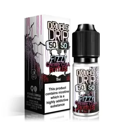 Double Drip Fizzy Cherry Cola Bottles E Liquid – 50/50 Series (10ml)
