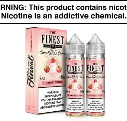 STRAWBERRY CUSTARD BY THE FINEST SWEET AND SOUR SERIES 120ML - Vapejuice