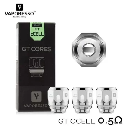 Vaporesso GT cCell 0.3/0.5 ohm Coils – Vaporesso NRG Tank Coils – 3pcs - Vapestorm Co
