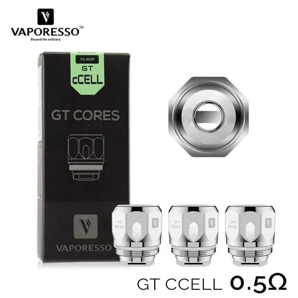 Vaporesso GT cCell 0.3/0.5 ohm Coils – Vaporesso NRG Tank Coils – 3pcs - Vapestorm Co