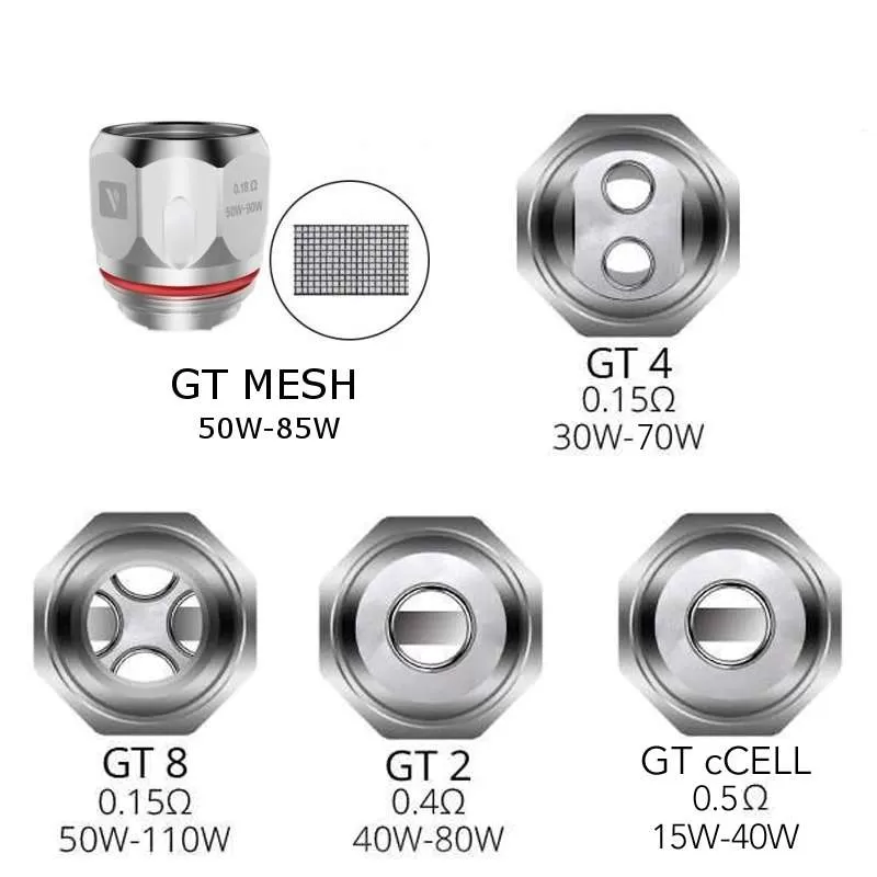 Vaporesso GT cCell 0.3/0.5 ohm Coils – Vaporesso NRG Tank Coils – 3pcs - Vapestorm Co - Image 2