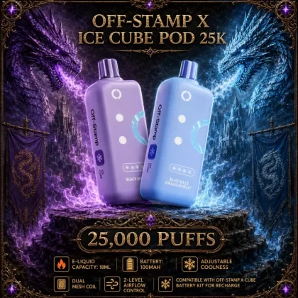 Off-Stamp X Ice Cube Pod 25K - Sour Apple Watermelon