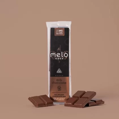 Melo Dose – Milk Chocolate Bar 50MG Delta-9 THC Sweets - Ejuicewarehouse