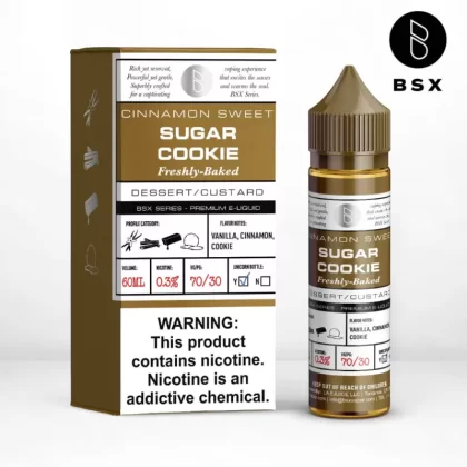 Glas BSX Sugar Cookie eJuice - Vape Product; Vape Product, Vape Product (9C4D0D)