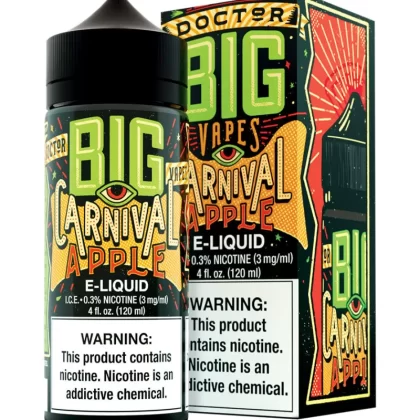 DOCTOR BIG VAPES by BIG BOTTLE Co - Carnival Apple - 120ML E-Liquid - 6MG