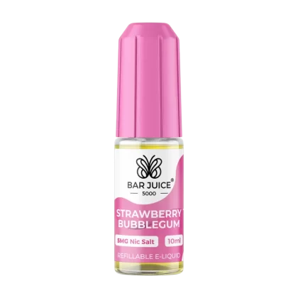 Strawberry Bubblegum Nic Salt by Bar Juice 5000 - 5mg - Vape Product (236AF0)