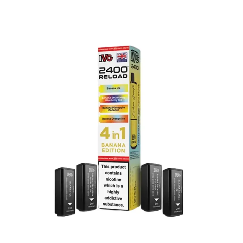IVG 2400 Reload 4 in 1 Prefilled Pods - Kiwi Edition - Image 2