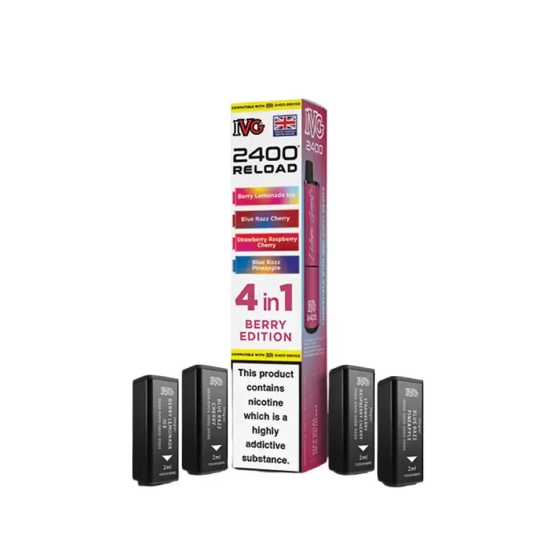IVG 2400 Reload 4 in 1 Prefilled Pods - Kiwi Edition - Image 3
