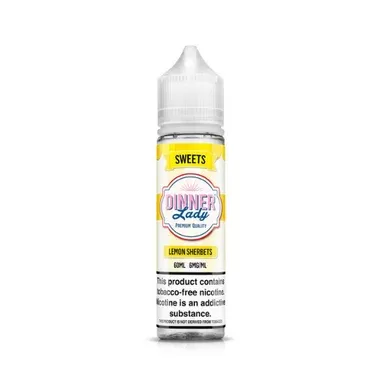 Lemon Sherbets by Dinner Lady Tobacco-Free Nicotine Series E-Liquid