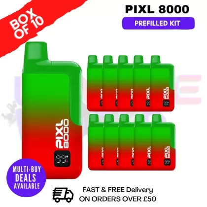 Strawberry Watermelon Pixl 8000 Kits Box Of 10