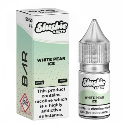 White Pear ICE Bar By Slushie Salt 10ml 20mg (out of date) - Ejuicewarehouse