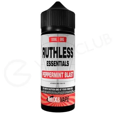 Peppermint Blast Shortfill E-Liquid by Ruthless Essentials 100ml