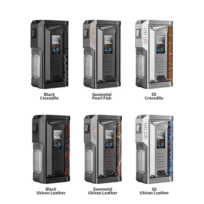 Lost Vape Centaurus Quest BF 100W Box Mod - Black Crocodile - Image 2