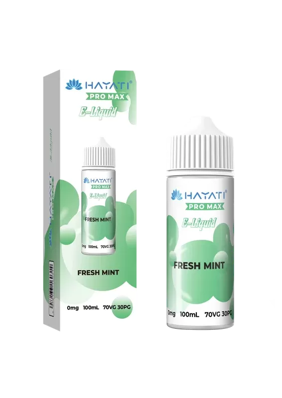 FRESH MINT HAYATI PRO MAX E-LIQUID 100ML NO NICOTINE