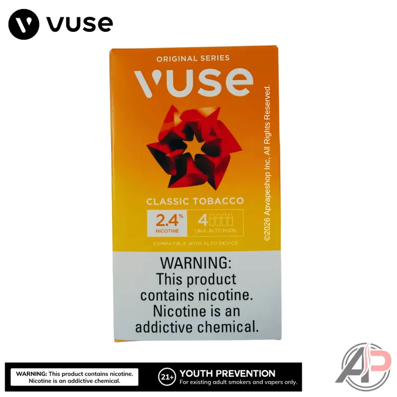 Vuse Alto Classic Tobacco Pods 4 Pack - Image 3