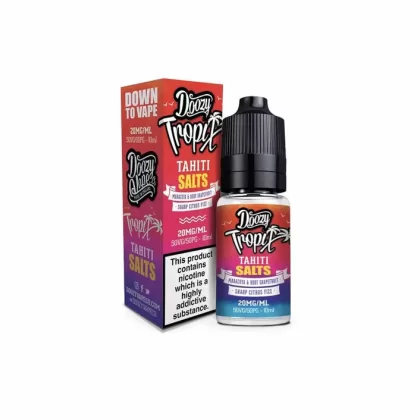 Doozy Tropix Tahiti Nic Salt Vape Juice - 10 Pack - Strength 10mg