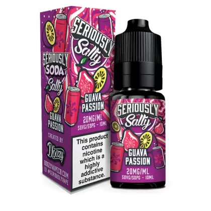 Seriously Salty SODA Guava Passion Nic Salt E-Liquid - 10mg