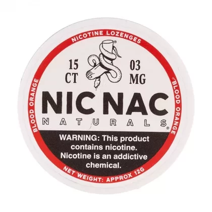 Blood Orange Nicotine Lozenges by Nic Nac Naturals - Vape Product, Vape Product