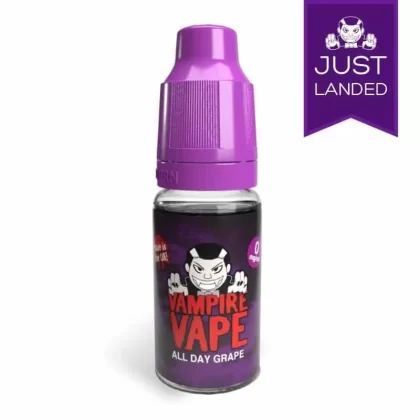 All Day Grape – Vampire Vape Premium E Liquid – 10ml – TPD - Vapestorm Co