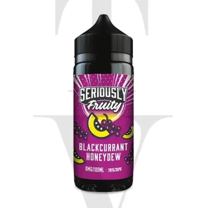 SERIOUSLY FRUITY BLACKCURRANT HONEYDEW SHORTFILL E-LIQUID BY DOOZY VAPE