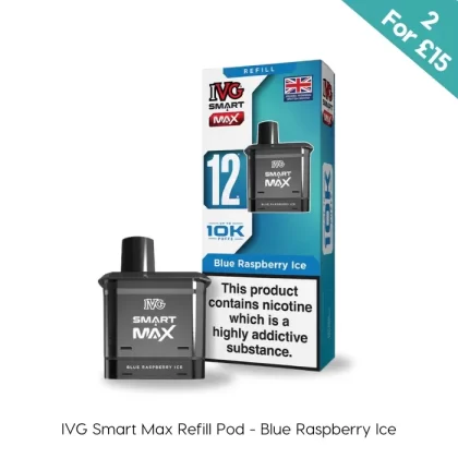 Blue Raspberry Ice – IVG Smart Max 10K Refill Pod