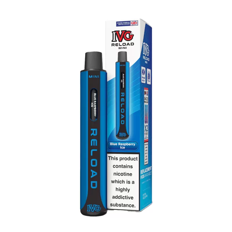 IVG Reload Mini Prefilled Pod Kit - 10 Pack - Blue Razz Soda - 10 Pack - Image 2