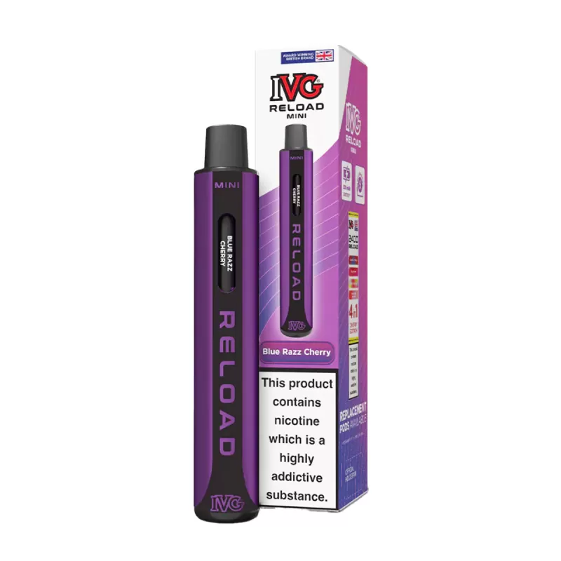 IVG Reload Mini Prefilled Pod Kit - 10 Pack - Blue Razz Soda - 10 Pack - Image 3