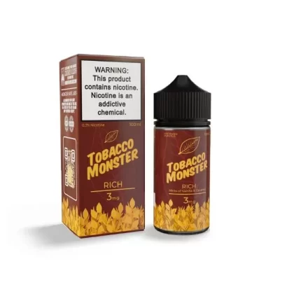 Tobacco Monster Rich Tobacco eJuice - Vape Product; Vape Product, Vape Product